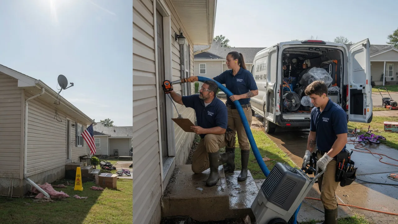 Ceiling Water Damage Restoration in Tupelo, MS near me