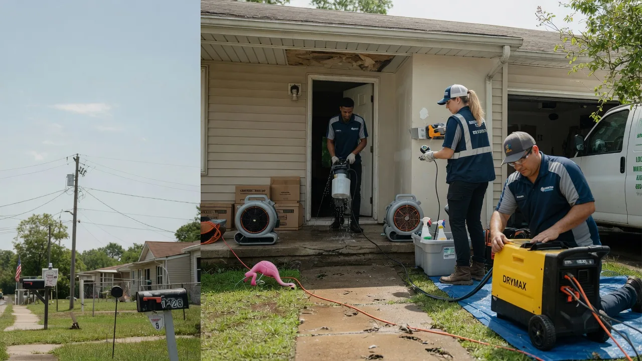 Storm Damage Water Removal in Tupelo, MS near me